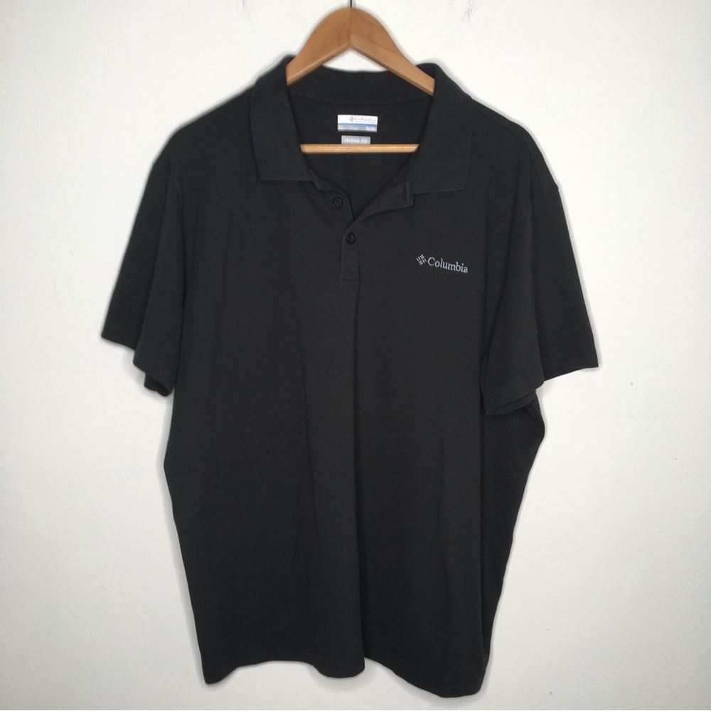 Columbia Active Fit Black Short-Sleeve Shirt XL